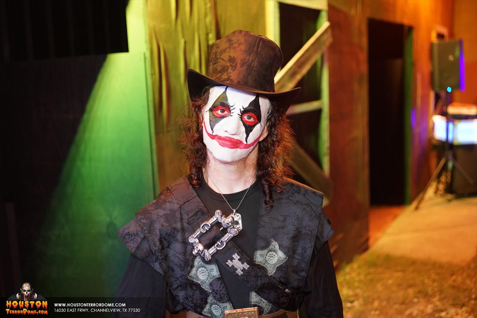 Joker after face painting