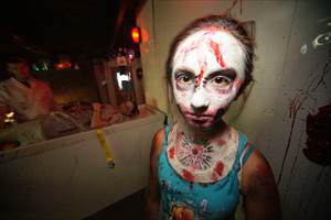One of our haunted house actresses. 